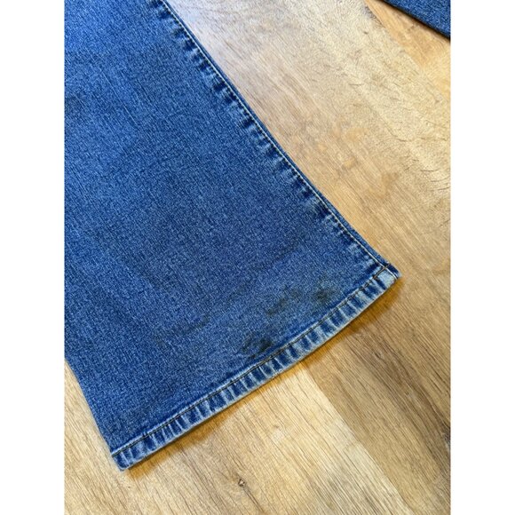 Y2K J Lo Mid Rise‎ Stretchy Bootcut Jeans Size 11 Blue - Picture 7 of 7